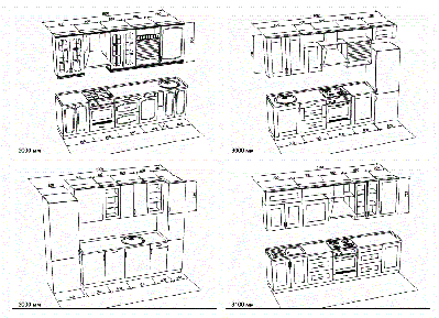 Кухня прямая 3000-3100мм проекты кухонной мебели по индивидуальному проекту на заказ и стоимости производства. - вид 1 миниатюра